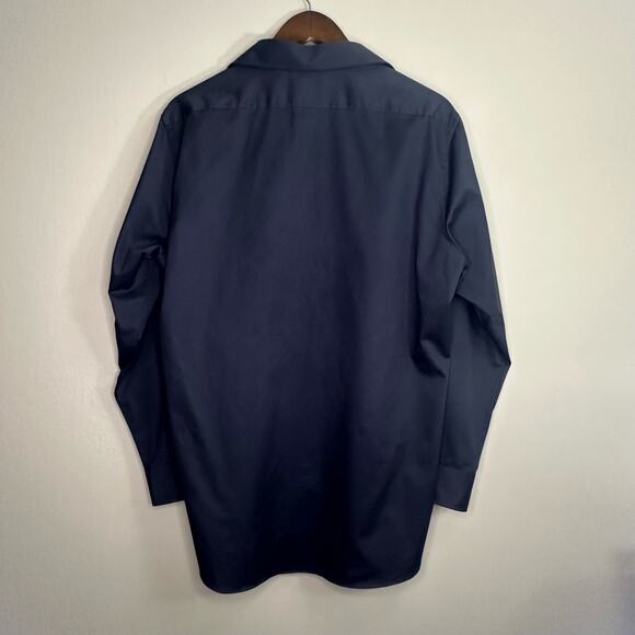Van Heusen Dark Gray Dress Shirt, Regular Fit, 15.5 32/33 - Picture 2 of 9